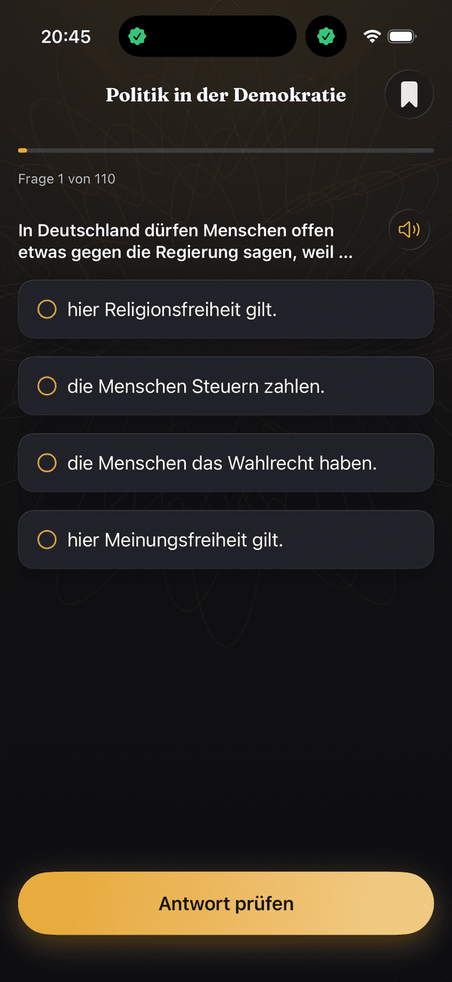 Jede Antwort erklärt